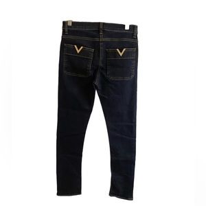 VALENTINO V Gold Logo Jeans NWOT